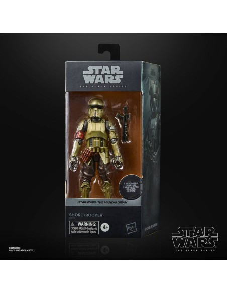 HASBRO - Star Wars The Mandalorian Black Series Carbonized Action Figure 2021 Shoretrooper 15 cm