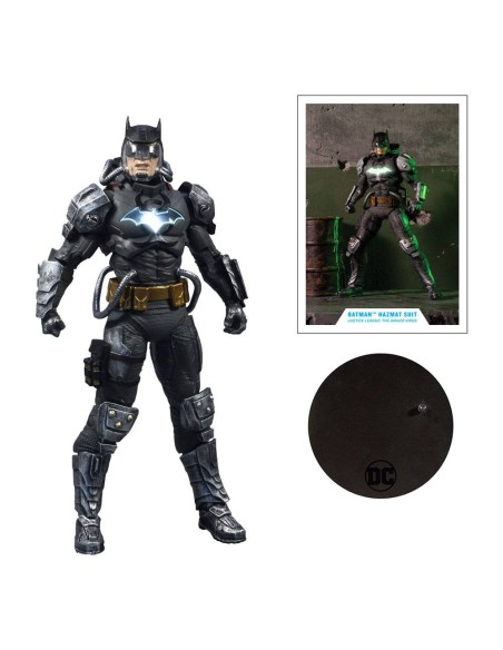 McFARLANE - DC Multiverse Action Figure Batman Hazmat Suit Gold Label Light Up Batman Symbol 18 cm