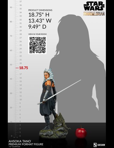 SIDESHOW - Star Wars: The Mandalorian - Ahsoka Tano Premium 1:4 Scale Statue