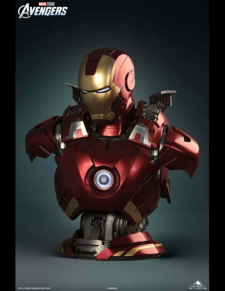 QUEEN STUDIOS - Iron Man Mark VII Life Size 1:1