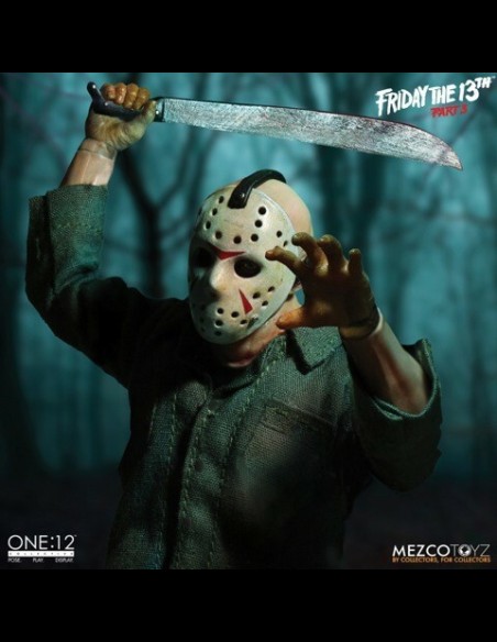 MEZCO - Friday the 13th Part 3 Jason Voorhees Clothed 1:12 A.Figure