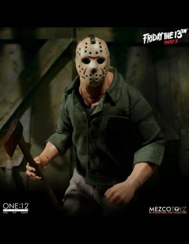 MEZCO - Friday the 13th Part 3 Jason Voorhees Clothed 1:12 A.Figure