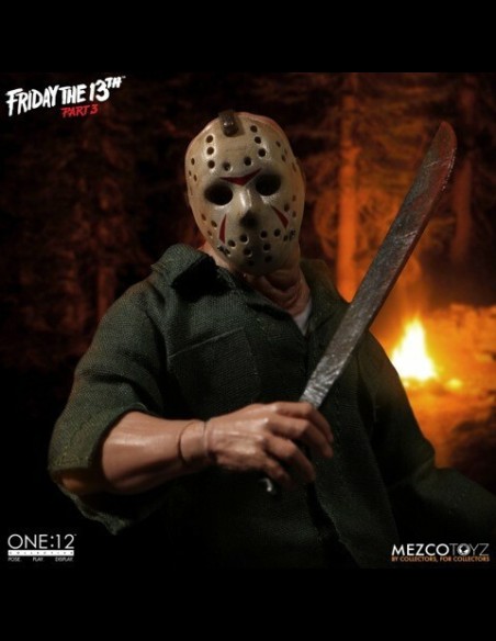 MEZCO - Friday the 13th Part 3 Jason Voorhees Clothed 1:12 A.Figure