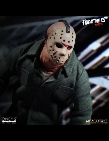MEZCO - Friday the 13th Part 3 Jason Voorhees Clothed 1:12 A.Figure