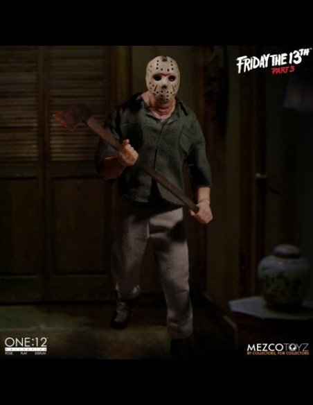 MEZCO - Friday the 13th Part 3 Jason Voorhees Clothed 1:12 A.Figure