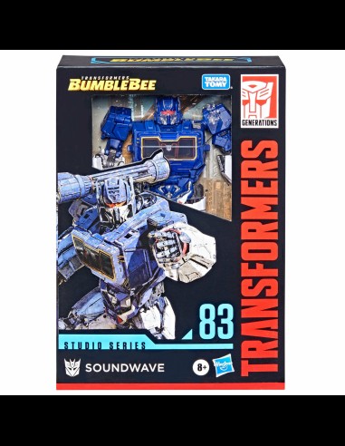 HASBRO - Transformers: Bumblebee Studio Series Voyager Class Action Figure 2022 Soundwave 17 cm