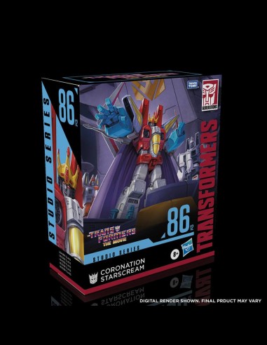HASBRO - Transformers Movie 1986 Studio Series Leader Class Action Figure 2022 Coronation Starscream 22 cm