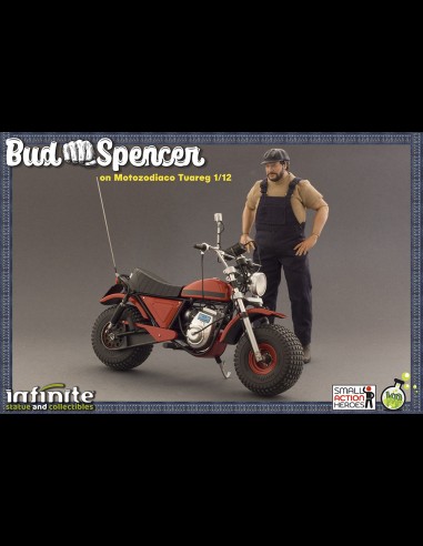 INFINITE STATUE - Bud Spencer on Motozodiaco Tuareg Small A.Heroes