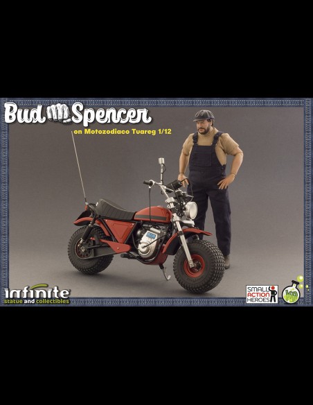 INFINITE STATUE - Bud Spencer on Motozodiaco Tuareg Small A.Heroes