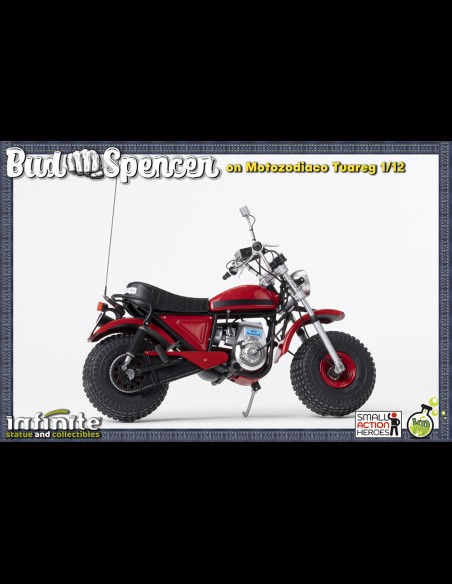 INFINITE STATUE - Bud Spencer on Motozodiaco Tuareg Small A.Heroes