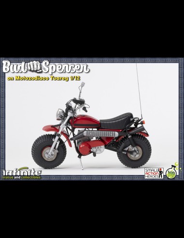 INFINITE STATUE - Bud Spencer on Motozodiaco Tuareg Small A.Heroes