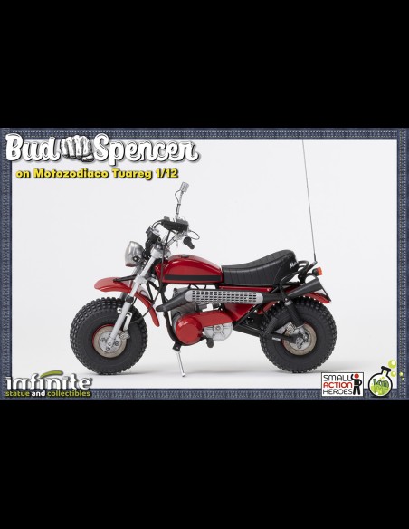 INFINITE STATUE - Bud Spencer on Motozodiaco Tuareg Small A.Heroes
