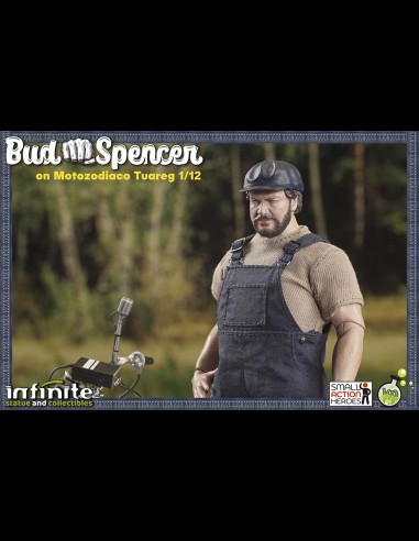 INFINITE STATUE - Bud Spencer on Motozodiaco Tuareg Small A.Heroes