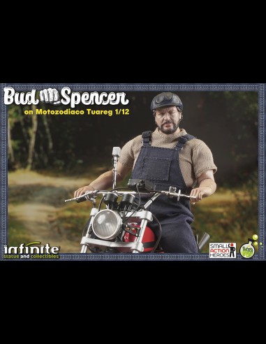 INFINITE STATUE - Bud Spencer on Motozodiaco Tuareg Small A.Heroes