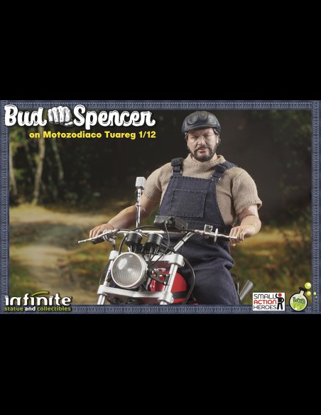 INFINITE STATUE - Bud Spencer on Motozodiaco Tuareg Small A.Heroes
