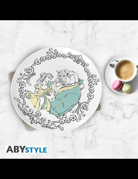 ABYSTYLE - Disney Set di 4 Piatti La Bella e la Bestia