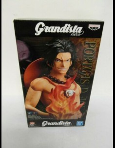 BANPRESTO - One Piece - Portgas D Ace Grandista Nero 28cm 2