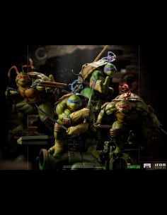 IRON STUDIOS - TMNT Set di 4 Ninja Turtles 1/10 Statue