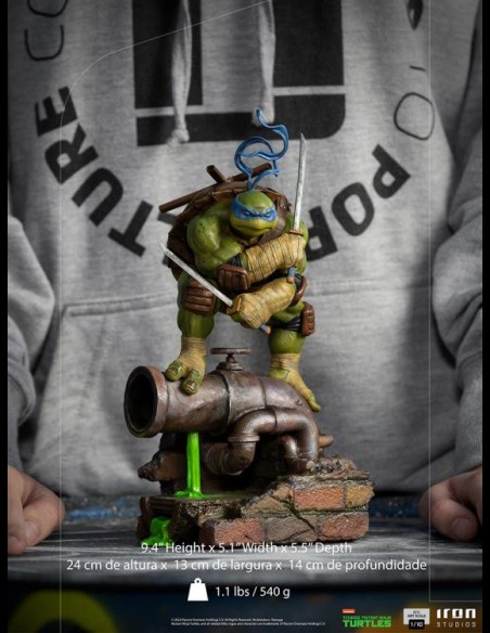 IRON STUDIOS - TMNT Set di 4 Ninja Turtles 1/10 Statue