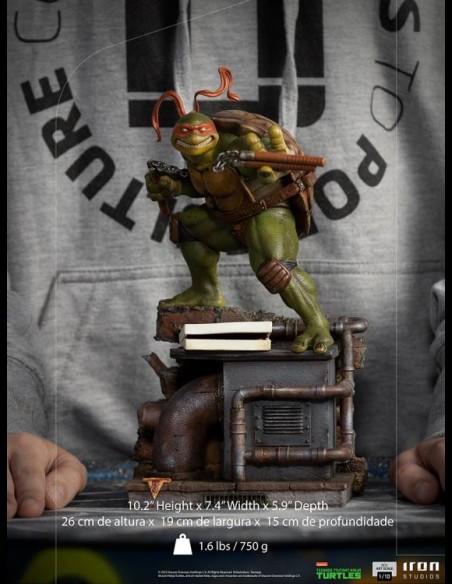 IRON STUDIOS - TMNT Set di 4 Ninja Turtles 1/10 Statue