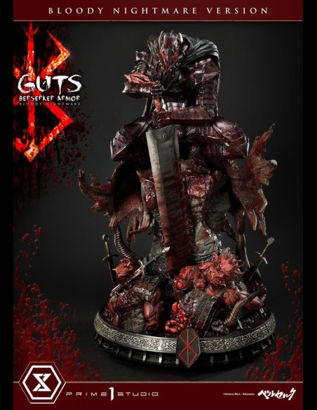 PRIME 1 - Berserk Statue 1/4 Guts Gatsu Berserker Bloody Nightmare Version 95 cm