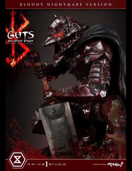 PRIME 1 - Berserk Statue 1/4 Guts Gatsu Berserker Bloody Nightmare Version 95 cm