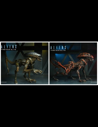 NECA -  Aliens: Fireteam Elite 23 cm Set di 2 A.Figure