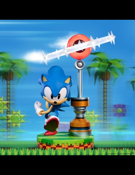 FIRST 4 FIGURES - Sonic the Hedgehog PVC Statue Sonic Collector's Edition 27 cm