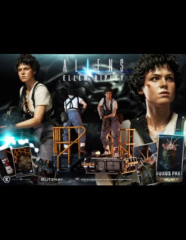 PRIME 1 BONUS VERSION - Aliens Premium Masterline Series Statue 1/4 Ellen Ripley Bonus Version 56 cm