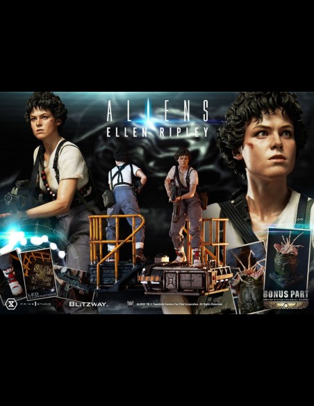 PRIME 1 BONUS VERSION - Aliens Premium Masterline Series Statue 1/4 Ellen Ripley Bonus Version 56 cm