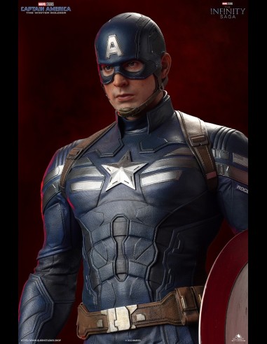 QUEEN STUDIOS - Captain America 1/4 Statua