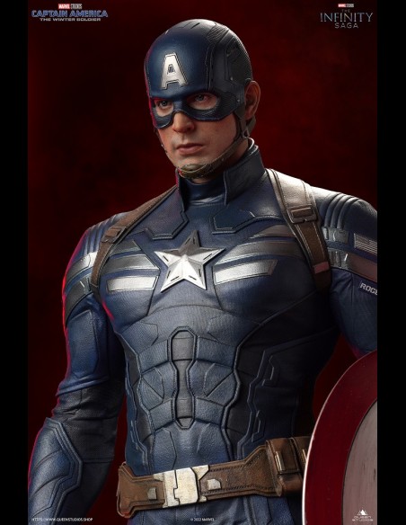 QUEEN STUDIOS - Captain America 1/4 Statua