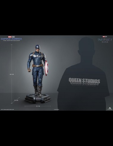 QUEEN STUDIOS - Captain America 1/4 Statua