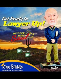 ROYAL BOBBLES - Better Call Saul Mike Ehrmantraut Bobblehead
