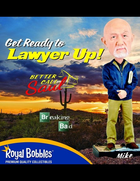 ROYAL BOBBLES - Better Call Saul Mike Ehrmantraut Bobblehead
