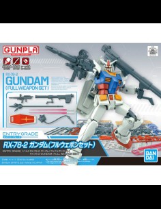 BANDAI - EG Entry Grade Gundam RX-78-2 1/144 Full Weapon Set