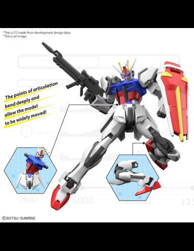 BANDAI - BANDAI - EG Entry Grade Gundam Strike Gundam 1/144