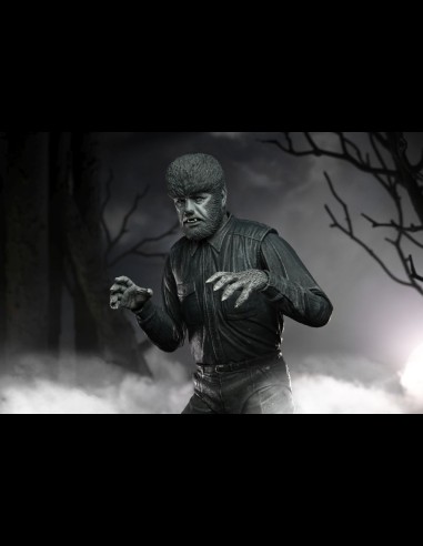 NECA - Universal Monsters Ultimate Wolf Man B/W A.Figure