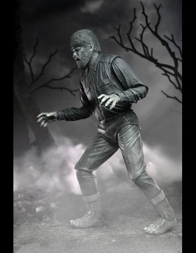 NECA - Universal Monsters Ultimate Wolf Man B/W A.Figure