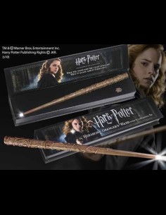 NOBLE COLLECTION - Hermione bacchetta magica con luce