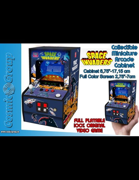 MY ARCADE Space Invaders Mini Cabinet