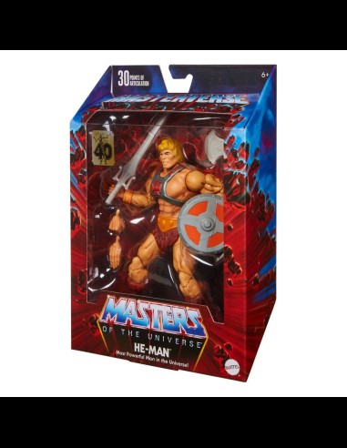MATTEL - Masters of the Universe Masterverse Action Figure 2022 40th Anniversary He-Man 18 cm