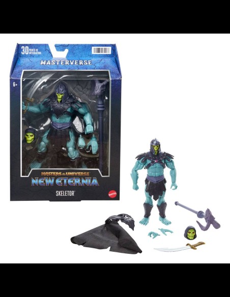 MATTEL - Masters of the Universe New Eternia Masterverse Action Figure 2022 Barbarian Skeletor 18 cm