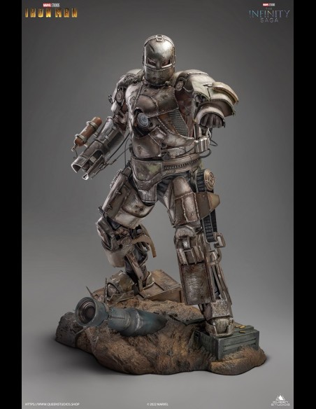 QUEEN STUDIOS - Iron Man Mark I 1/4 Statua