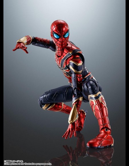 BANDAI - Spider-Man: No Way Home S.H. Figuarts Action Figure Iron Spider-Man 15 cm