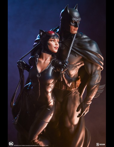 SIDESHOW - DC Comics: Batman and Catwoman Diorama