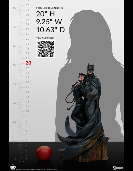 SIDESHOW - DC Comics: Batman and Catwoman Diorama