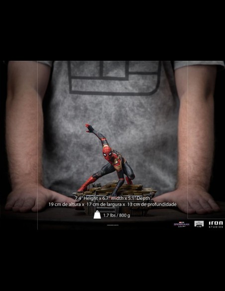 IRON STUDIOS - Spider-Man No Way Home Set di 3 Peter 1/10