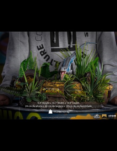 IRON STUDIOS DELUXE - Jurassic World Fallen Kingdom Blue 1/10 Statua