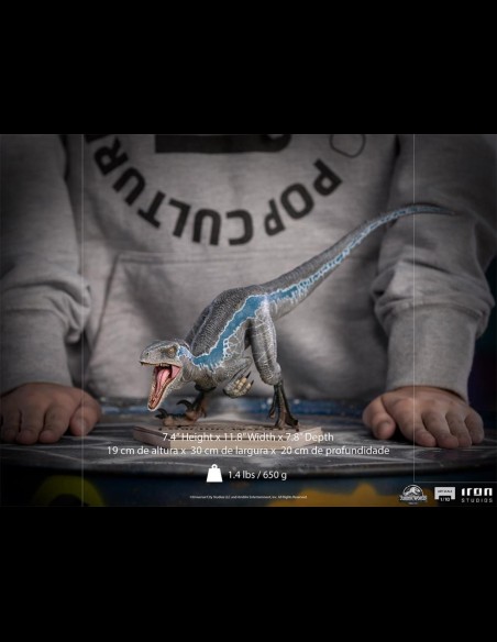 IRON STUDIOS - Jurassic World Fallen Kingdom Blue 1/10 Statua